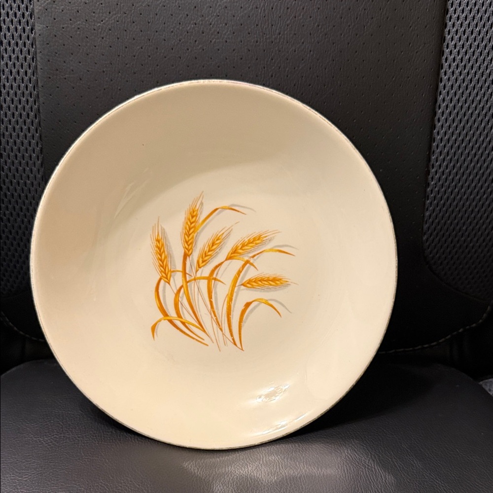 Homer Laughlin Cream Bowl with Wheat Design